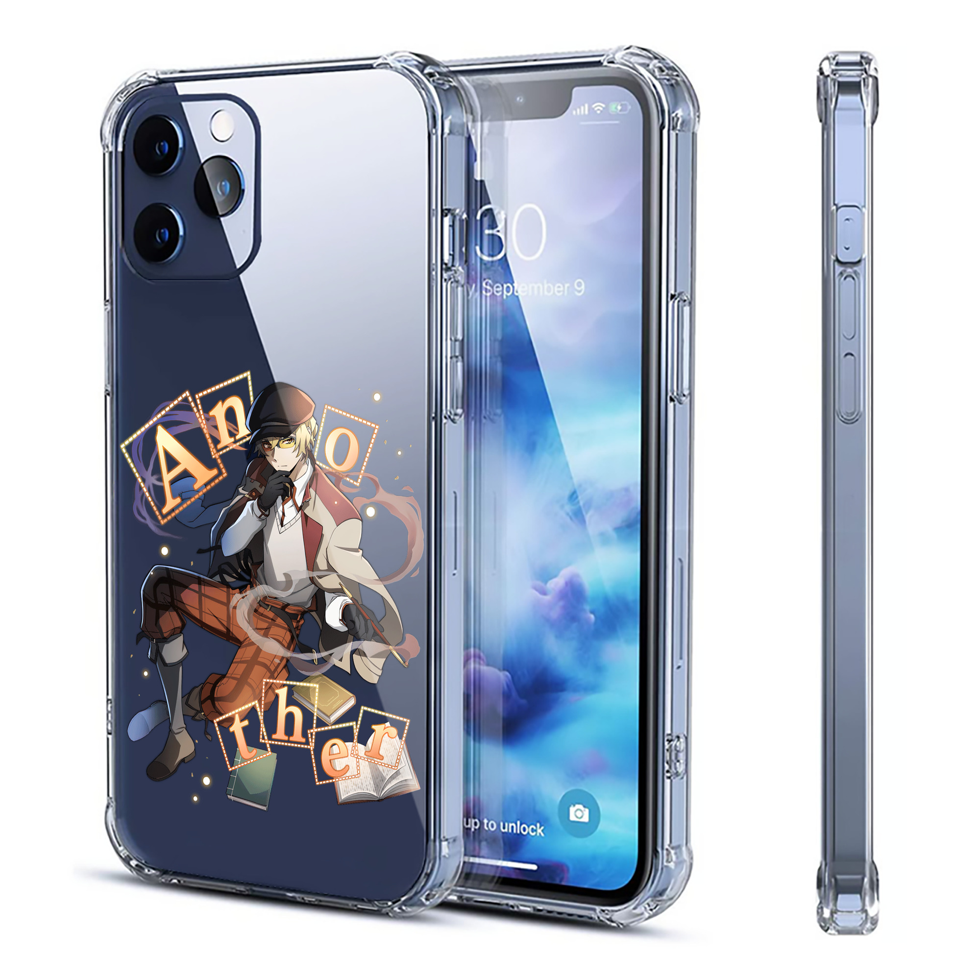 （画像用） 文豪ストレイドッグス Bungo Stray Dogs 【iPhone 12シリーズ対応】透明スマホケース（クリアソフトケース）